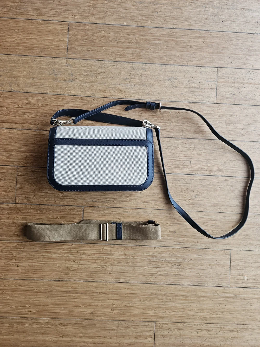 Kate Spade Audrey Canvas Top Handle Flap Crossbody